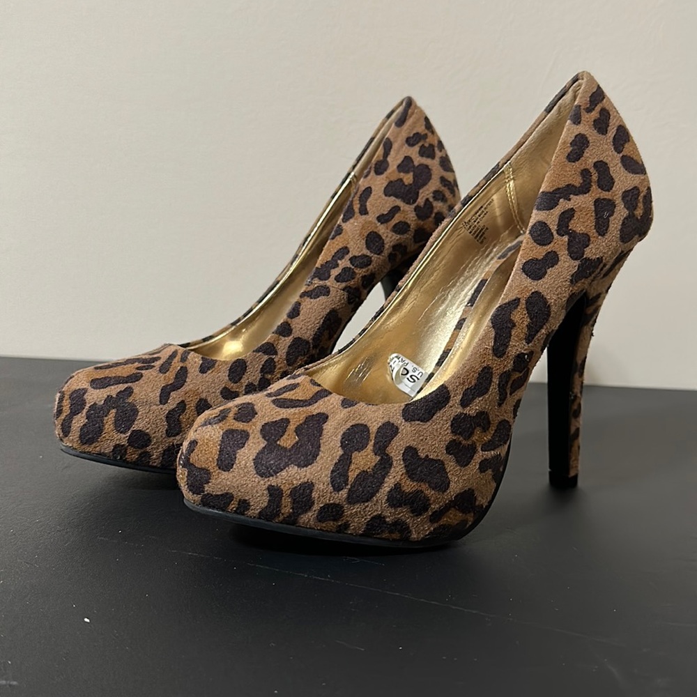 SOLD Leopard print heels